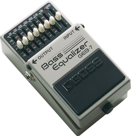 BOSS GEB-7 7-Band Bass Guitar Graphic Equalizer Pedal