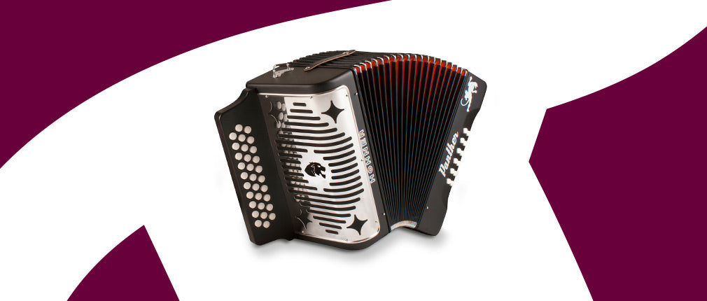Hohner Panther Diatonic Accordion GCF