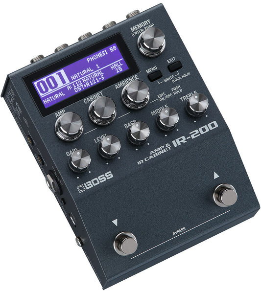 BOSS IR-200 Amp and Cabinet Simulator Processor Pedal