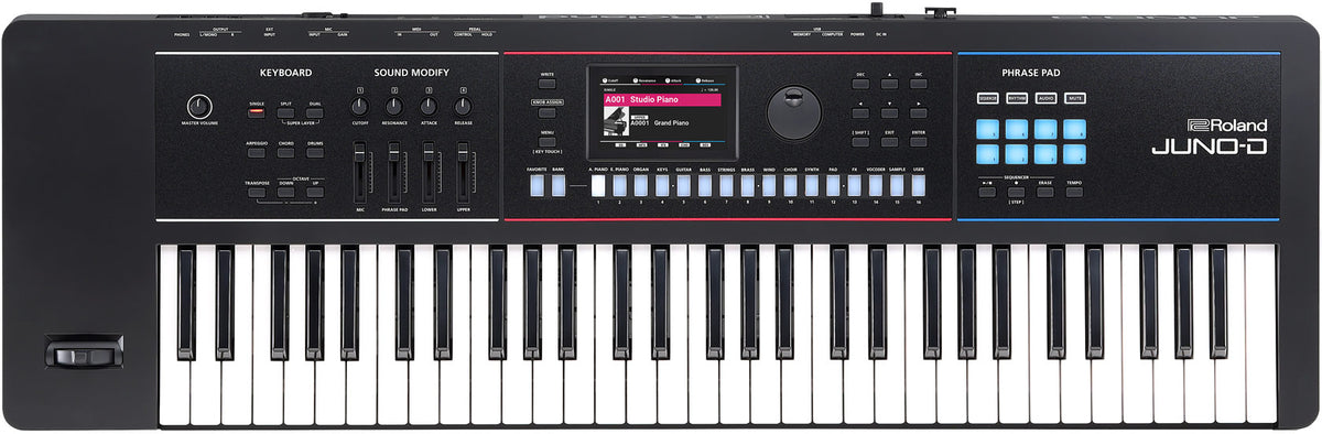 Roland Juno D6 61 Key Synthesizer
