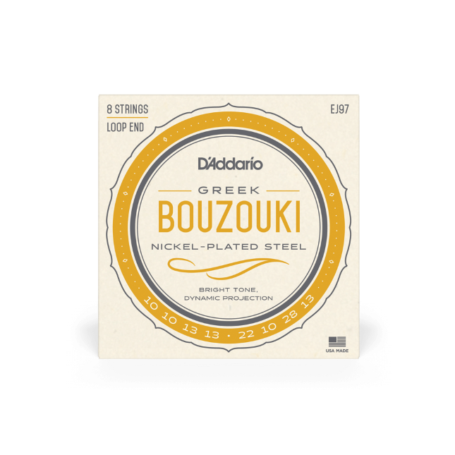 D'Addario 8-String Greek Bouzouki Nickel Strings - EJ97