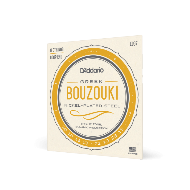 D'Addario 8-String Greek Bouzouki Nickel Strings - EJ97