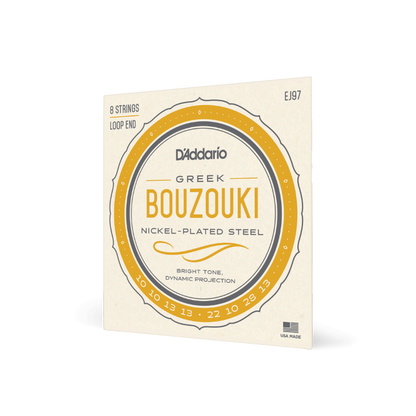 D'Addario 8-String Greek Bouzouki Nickel Strings - EJ97