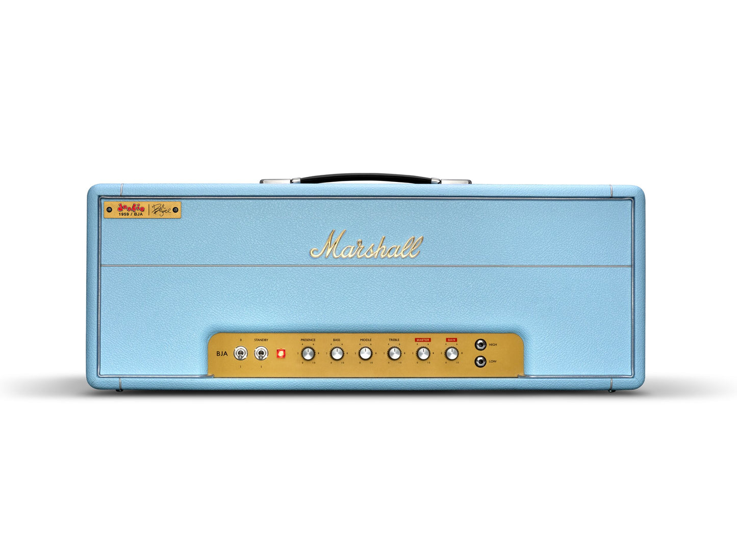 Marshall 1959BJA Artist Signature Amp – Signature Billie Joe Armstrong Sound and Iconic Look | More Body and Gain for a Fuller, More Commanding Tone | Handwired in the UK