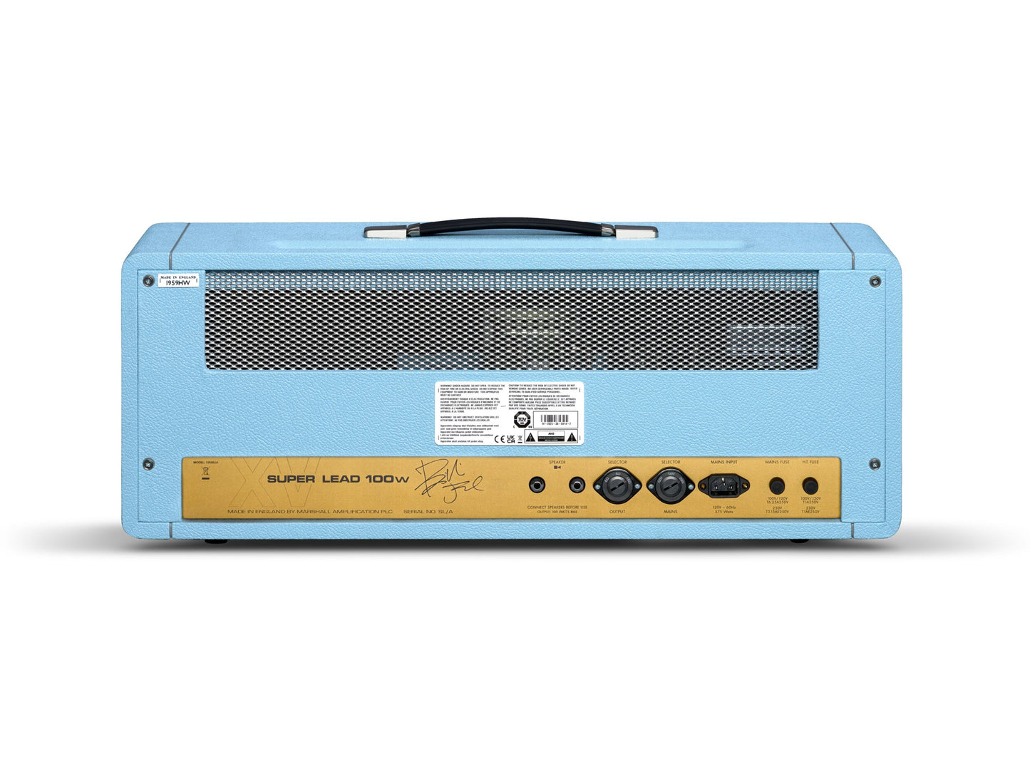 Marshall 1959BJA Artist Signature Amp – Signature Billie Joe Armstrong Sound and Iconic Look | More Body and Gain for a Fuller, More Commanding Tone | Handwired in the UK