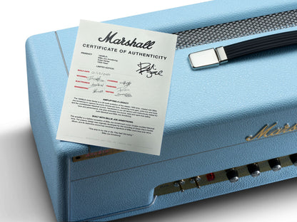 Marshall 1959BJA Artist Signature Amp – Signature Billie Joe Armstrong Sound and Iconic Look | More Body and Gain for a Fuller, More Commanding Tone | Handwired in the UK