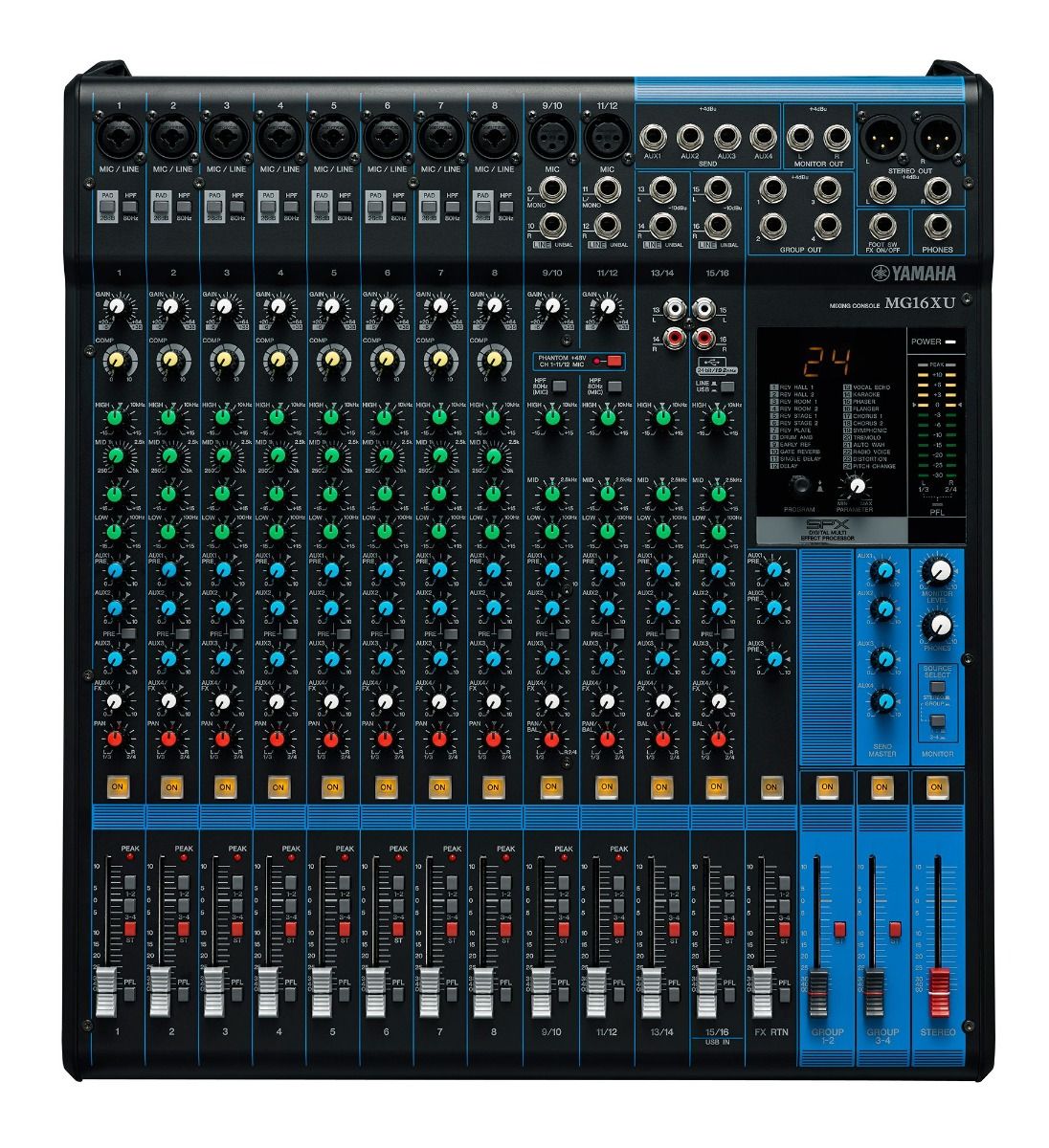 Yamaha MG16XU 16-Channel Mixer with USB and Effects