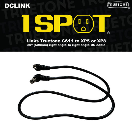 Truetone 1 Spot DCLINK Right Angle to Right Angle Power Supply Link Cable