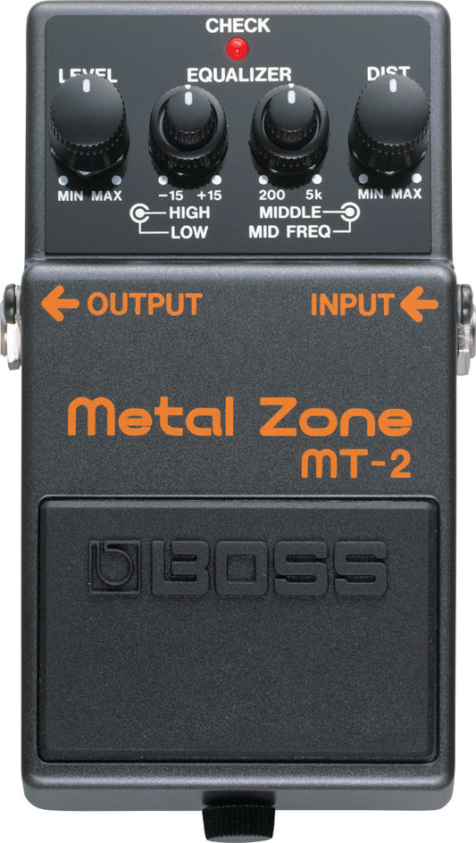 BOSS Metal Zone MT-2 Distortion Pedal