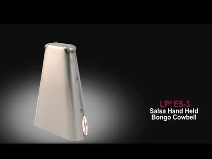 Latin Percussion ES-3 - Salsa Cowbell Low Pitch 8in Hand Held Brushed Steel