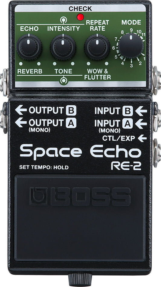 BOSS RE-2 Space Echo Tape Echo Pedal