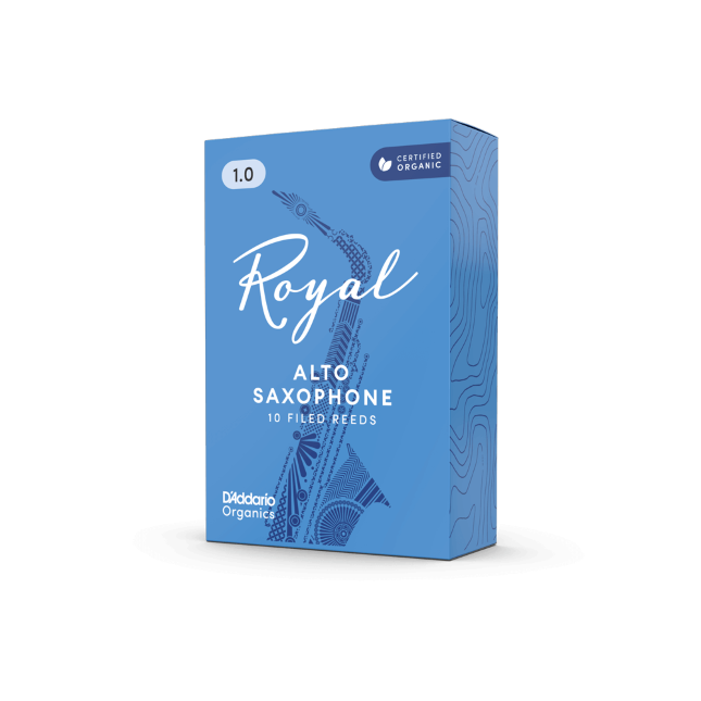 Royal by D'Addario Alto Saxophone Reeds Filed -10 Per Box