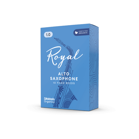 Royal by D'Addario Alto Saxophone Reeds Filed -10 Per Box
