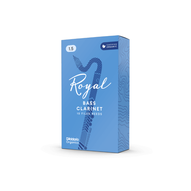 Royal by D'Addario Bass Clarinet Reeds Filed -10 Per Box