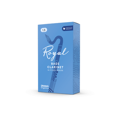 Royal by D'Addario Bass Clarinet Reeds Filed -10 Per Box