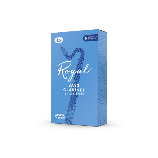 Royal by D'Addario Bass Clarinet Reeds Filed -10 Per Box
