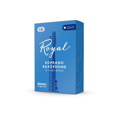Royal by D'Addario Soprano Saxophone Reeds Filed - 10 Per Box