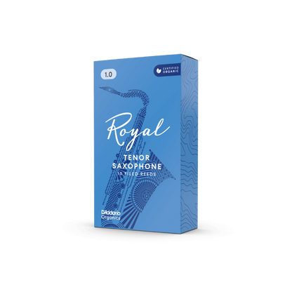 Royal by D'Addario Tenor Saxophone Reeds Filed - 10 Per Box