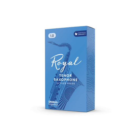 Royal by D'Addario Tenor Saxophone Reeds Filed - 10 Per Box