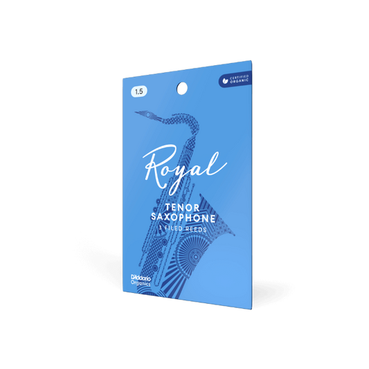 Royal by D'Addario Tenor Saxophone Reeds Filed - 3 Pack