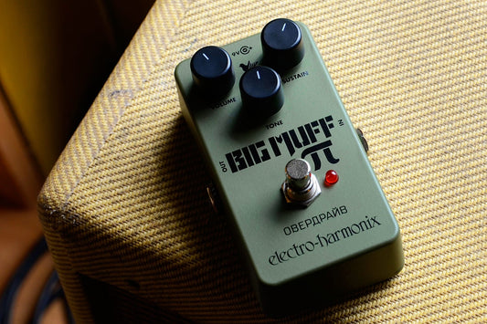 Electro-Harmonix Green Russian Big Muff Pi Fuzz Pedal