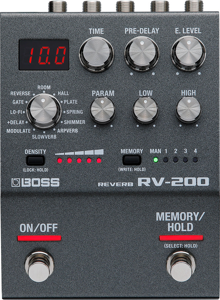 Boss RV-200 Reverb Pedal Effects Pedal