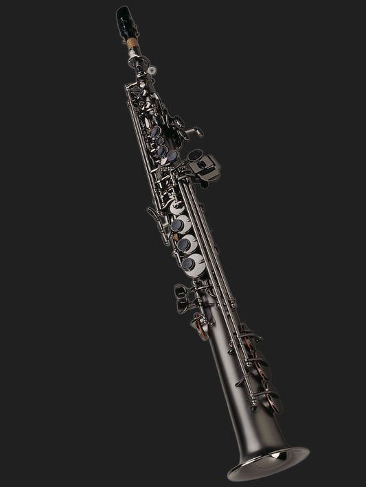 Cannonball Big Bell Stone Series Straight Soprano Sax Raven  - S5-B Ice B