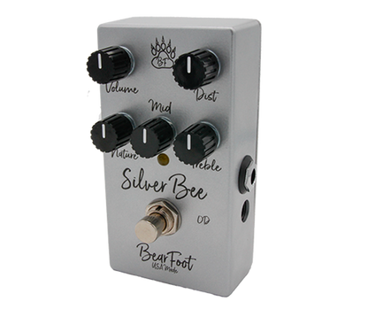 BearFoot FX Silver Bee Overdrive Pedal