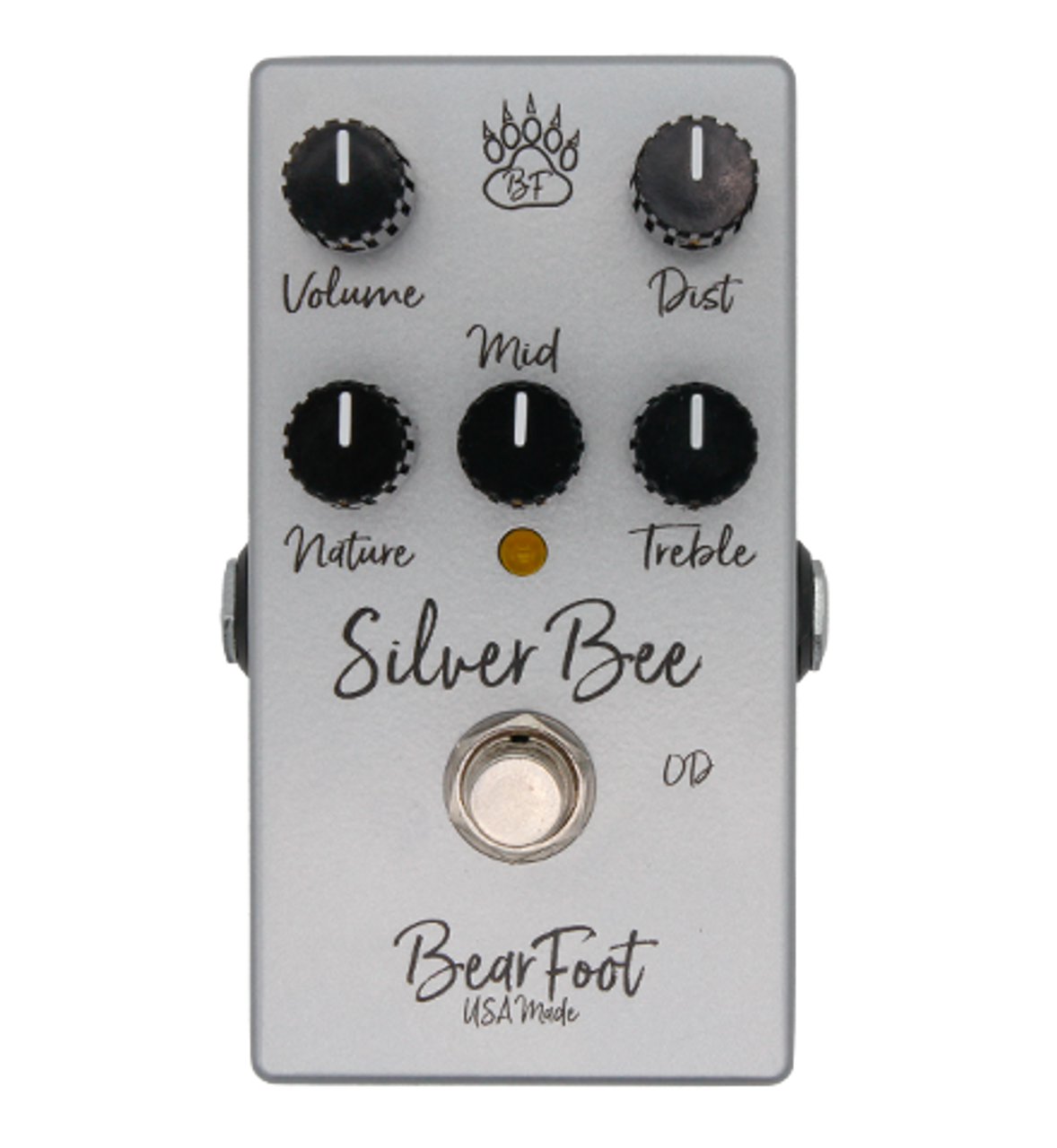 BearFoot FX Silver Bee Overdrive Pedal