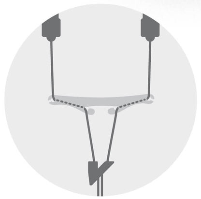 Vandoren Neck Strap Separator Bar - Black VSBB