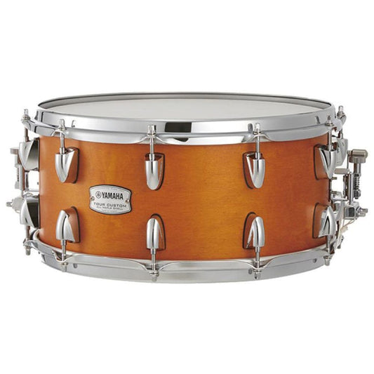 Yamaha TMS-1465CRS Tour Custom 6.5" x 14" Maple Snare Drum Caramel Satin