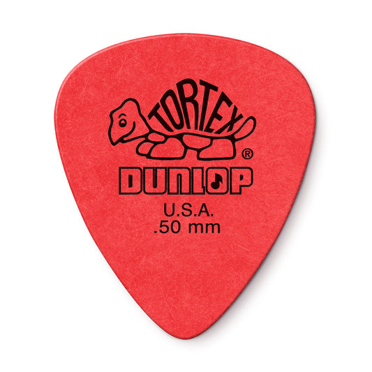 Dunlop Tortex Standard Picks .50mm - 12 Pack - 418-050