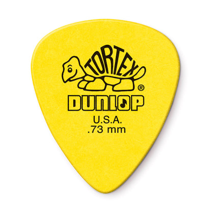 Dunlop Tortex Standard Picks .73mm - 12 Pack - 418-073