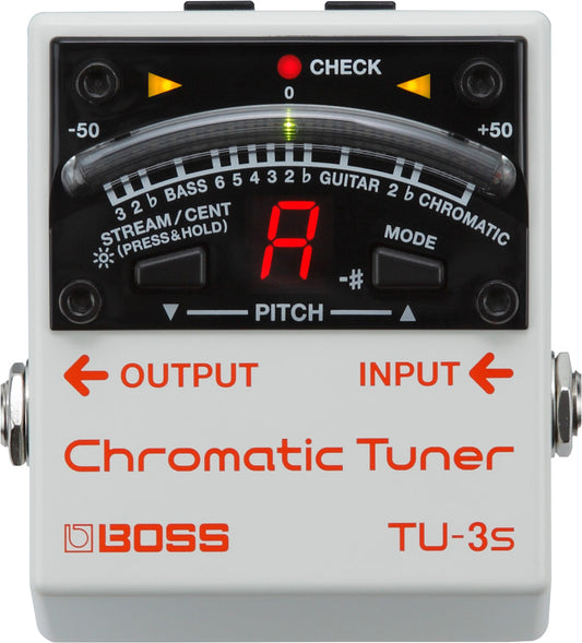 BOSS TU-3S Mini Chromatic Tuner Pedal