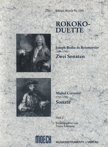 Moeck Book - Boismortier, J. B. (1689 - 1755)/ M. Corrette (1707 - 1795) Heinz Edelstein - Poppa's Music 