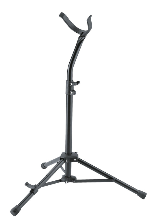 K&M Baritone Saxophone Stand Black - 144/1 - Poppa's Music 