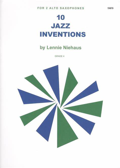 10 Jazz Inventions (for 2 Alto Saxophones) By Lennie Niehaus - Poppa's Music 
