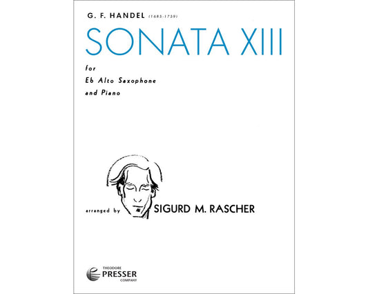 G.F. Handel  Sonata XIII For Alto Sax and Piano - Poppa's Music 