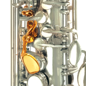 Oleg Soprano Sax F Fork Assembly Gold Plated - Saxello - #202 - Poppa's Music 