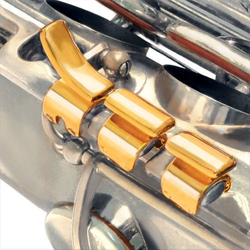 Oleg Side Key Riser Alto/ Tenor/ Bari Sax - Gold Plated - Set of 3 - #107 - Poppa's Music 
