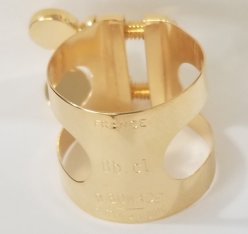 Bonade Bb Clarinet Gold Plated Ligature - 2250GP - Poppa's Music 