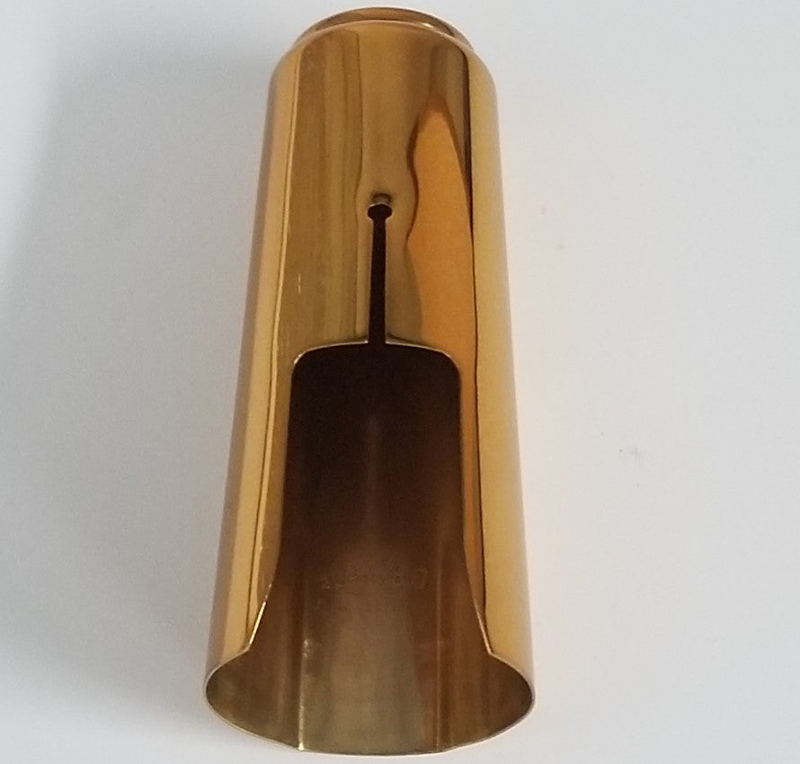 Bonade Alto Clarinet Inverted Aged Gold Lacquered Cap - C2252UDGO - Premium Alto Clarinet Cap from Bonade - Just $25! Shop now at Poppa's Music