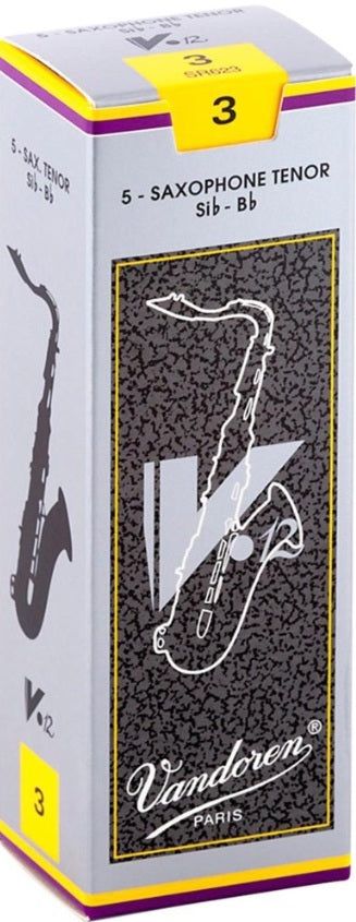 Vandoren Tenor Saxophone V12 Reeds - 5 Per Box - Poppa's Music 