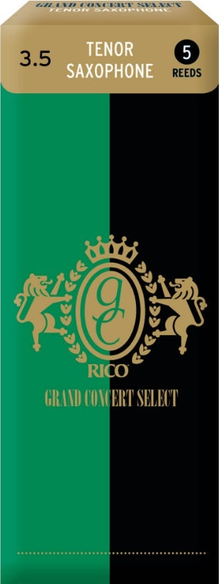 Rico Grand Concert Select Tenor Saxophone Reeds Filed - 5 Per Box - Poppa's Music 