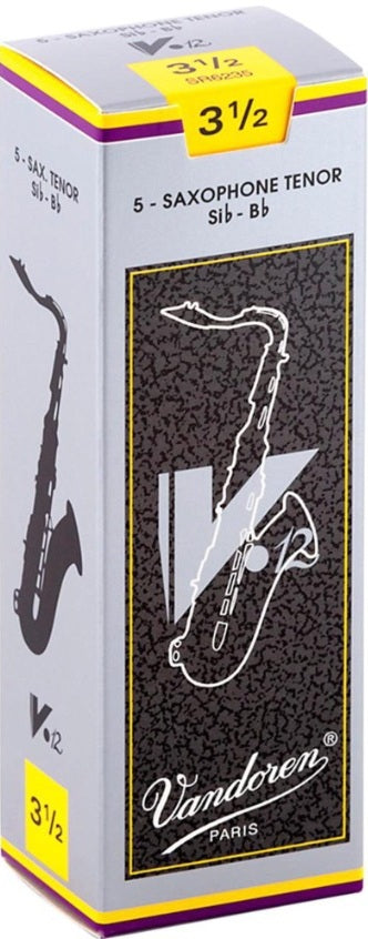 Vandoren Tenor Saxophone V12 Reeds - 5 Per Box - Poppa's Music 
