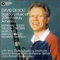 Bassoon Music of 20th Century America - David Debolt - Poppa's Music 