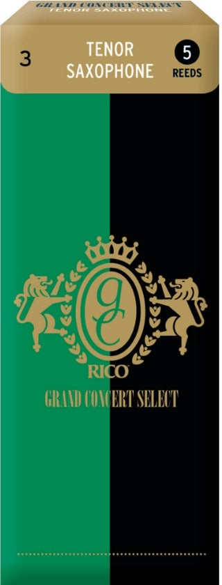 Rico Grand Concert Select Tenor Saxophone Reeds Filed - 5 Per Box - Poppa's Music 