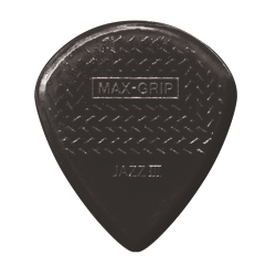 Dunlop Jazz III Max Grip Black Stiffo Guitar Picks - 6 Pack - 471-3S - Poppa's Music 