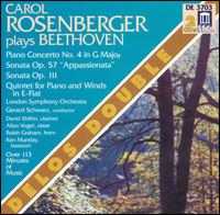 Carol Rosenberger Plays Beethoven - David Shifrin - Poppa's Music 
