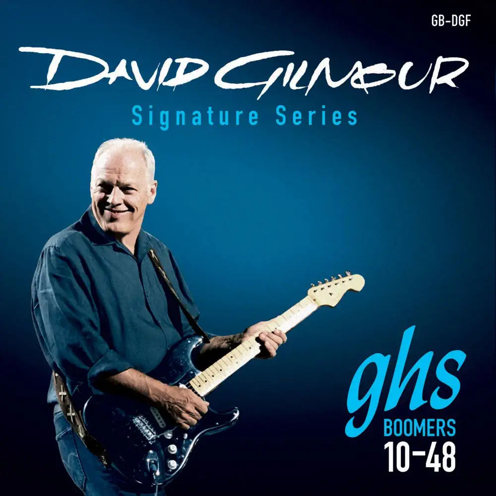 GHS Strings GB-DGF David Gilmour Signature Series Nickel-Plated Electric Guitar Strings (.010-.048) - Poppa's Music 